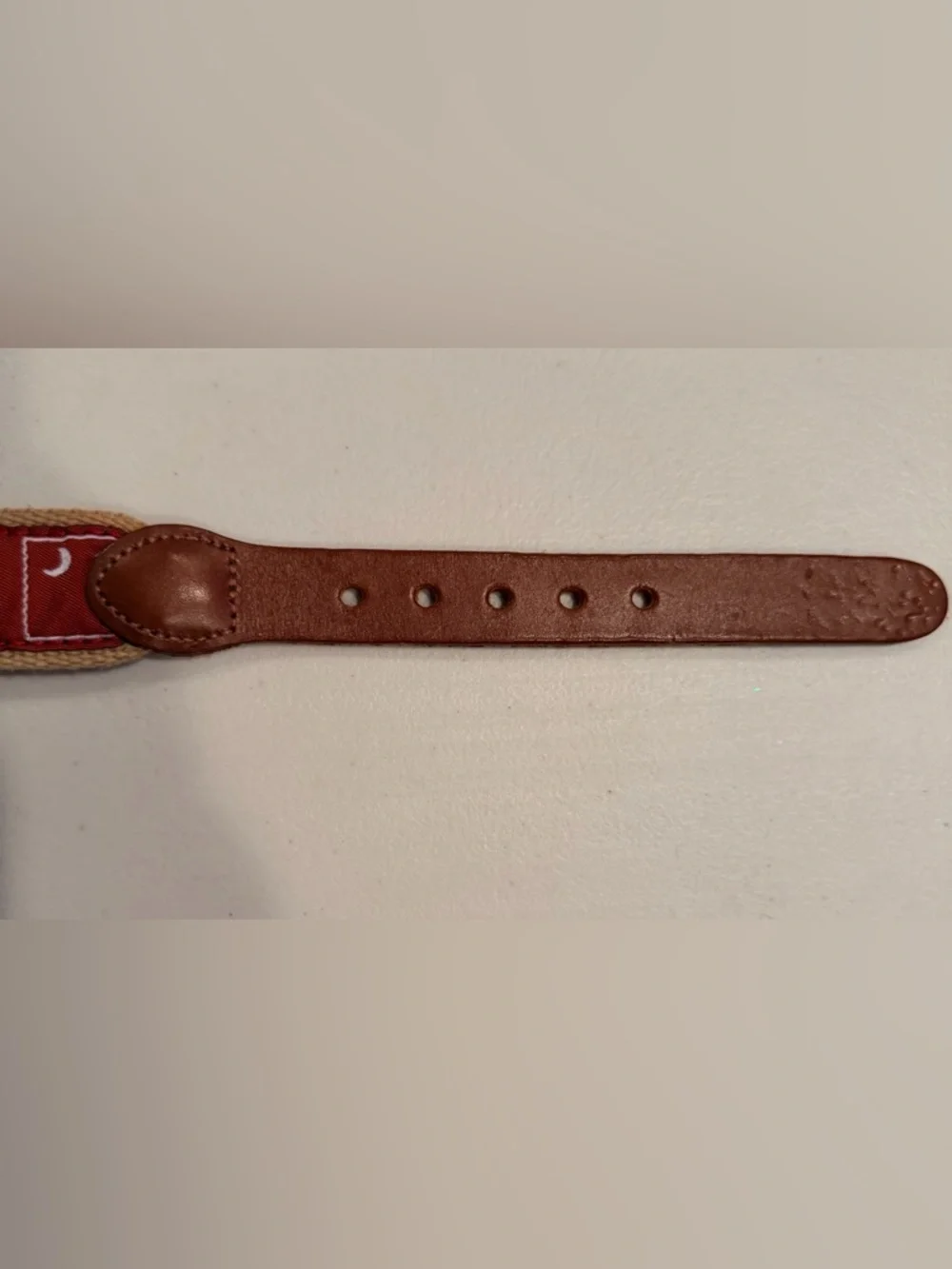 Leather Man Ltd. | boy’s South Carolina webbed flag belt. Size: 20